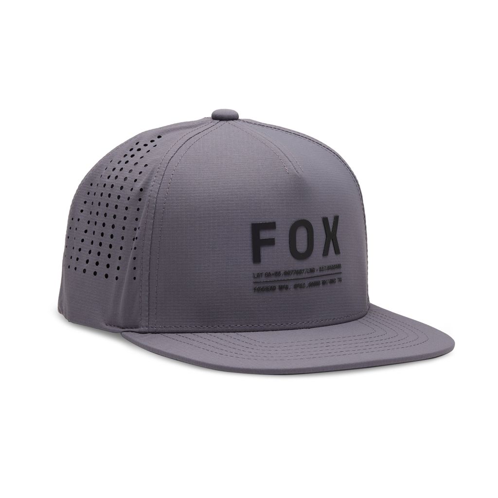Pánská kšiltovka Fox Non Stop Tech Snapback Steel Grey