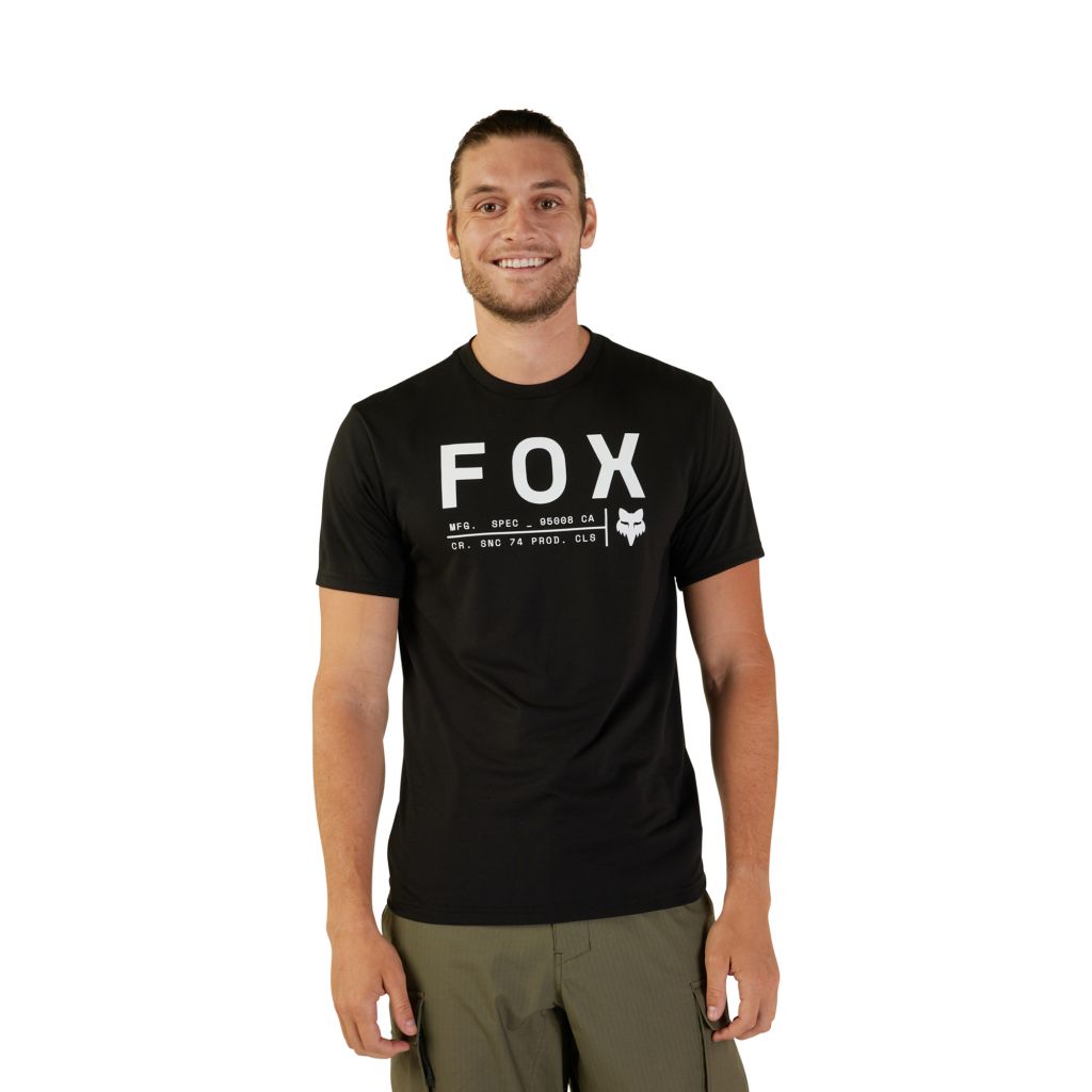 Pánské triko Fox Non Stop Ss Tech Tee Black