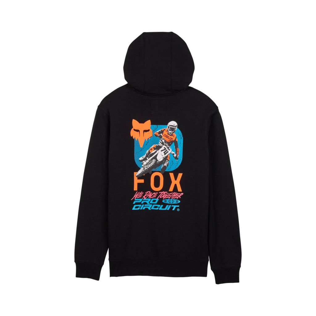 Pánská mikina Fox Fox X Pro Circuit Fleece Po Black