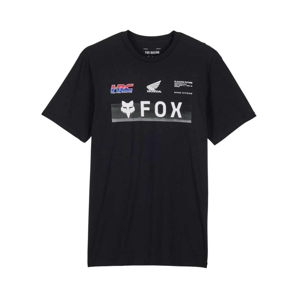 Pánské triko Fox Fox X Honda Prem Ss Tee Black