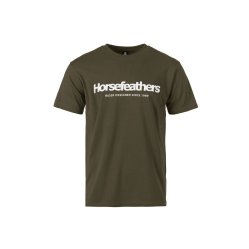 Pánské triko Horsefeathers QUARTER T-SHIRT (burnt olive)