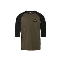 Pánské triko Horsefeathers HEXAGON II RAGLAN T-SHIRT (burnt olive)