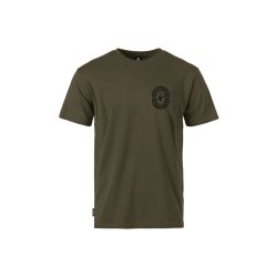 Pánské triko Horsefeathers POWDER BADGE II T-SHIRT (burnt olive)