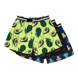 Trenýrky Horsefeathers FRAZIER 3PACK BOXER SHORTS (bundle 5)