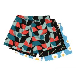 Trenýrky Horsefeathers MANNY 3PACK BOXER SHORTS (bundle 7)