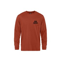 Pánské triko Horsefeathers XEROX LS T-SHIRT (ginger)