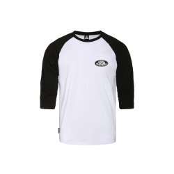 Pánské triko Horsefeathers DYNAMO RAGLAN T-SHIRT (white/black)