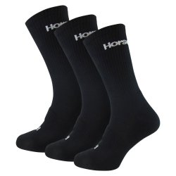 Ponožky Horsefeathers W DELETE PREMIUM 3PACK SOCKS (black)