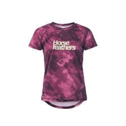 Dámské bike triko Horsefeathers DECO BIKE JERSEY (blackberry camo)