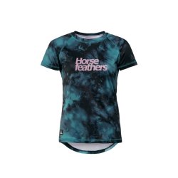Dámské bike triko Horsefeathers DECO BIKE JERSEY (petrol camo)