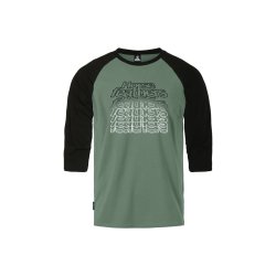 Triko ROLLIN RAGLAN T-SHIRT (iceberg green/black)