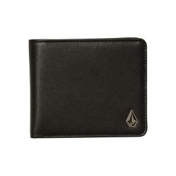 Pánská peněženka Volcom Slim Stone Pu Wlt L Black O/S
