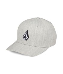 Pánská čepice Volcom Full Stone Hthr Flexfit Hat Grey Vintage