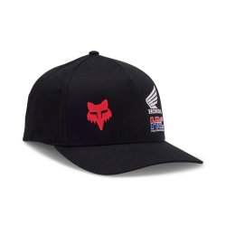 Pánská kšiltovka Fox Fox X Honda Flexfit Hat Black