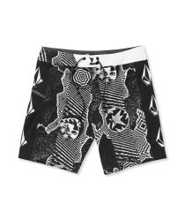 Pánské plavky Volcom Lido Iconic Mod 19 Black White