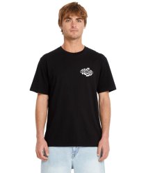 Pánské triko Volcom Startlog Bsc Sst Black