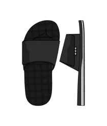 Pánské pantofle Volcom Recliner Slide Black White