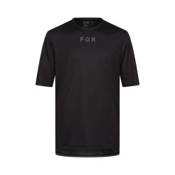Pánský cyklo dres Fox Ranger Ss Jersey Wordmark Black