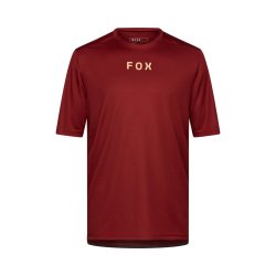 Pánský cyklo dres Fox Ranger Ss Jersey Wordmark Rust