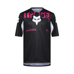 Pánský cyklo dres Fox Ranger Ss Jersey Digi Image Black