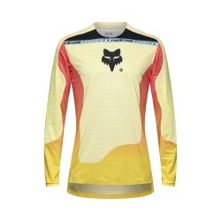 Pánský cyklo dres Fox Flexair Ls Jersey Elevated Lemonade