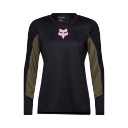 Dámský dres Fox W Defend Ls Jersey Park Black