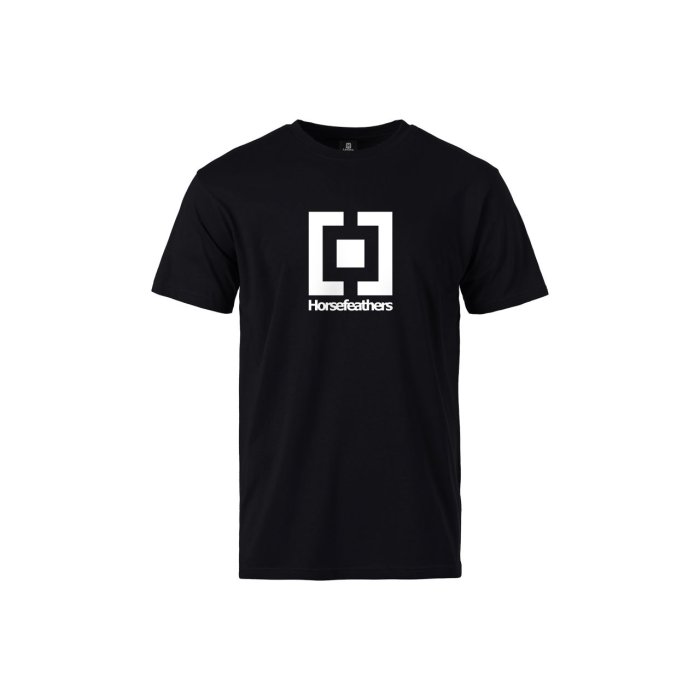 detail Pánské triko Horsefeathers BASE T-SHIRT (black)