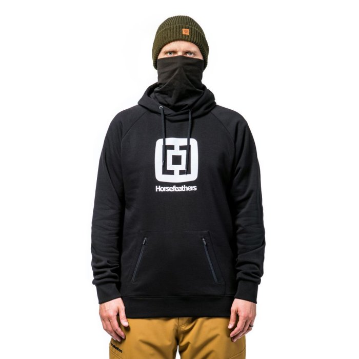 detail Mikina Sherman - black