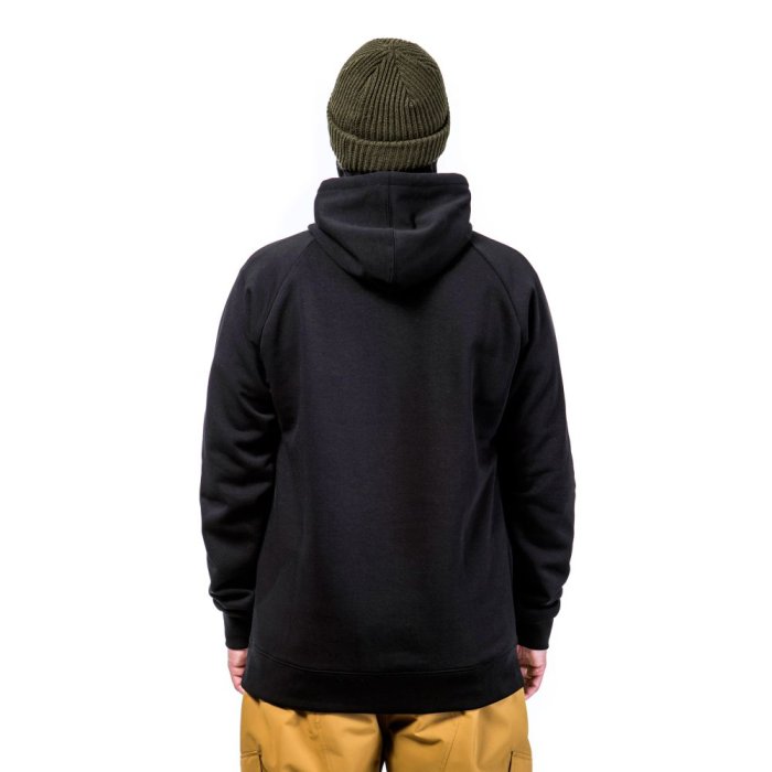 detail Mikina Sherman - black