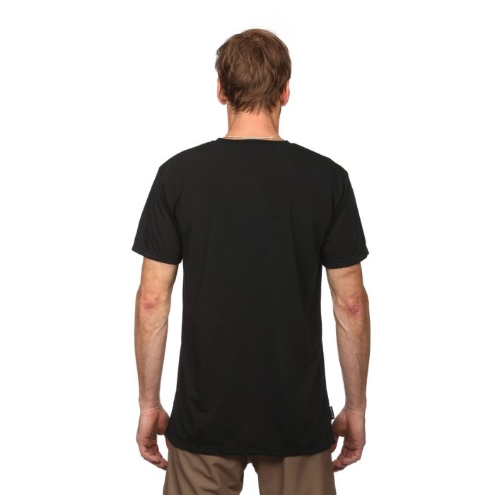 detail Pánské triko Horsefeathers ROOTER T-SHIRT (black)