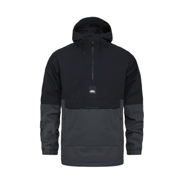 detail Bunda Horsefeathers SHAW JACKET (black/phantom)