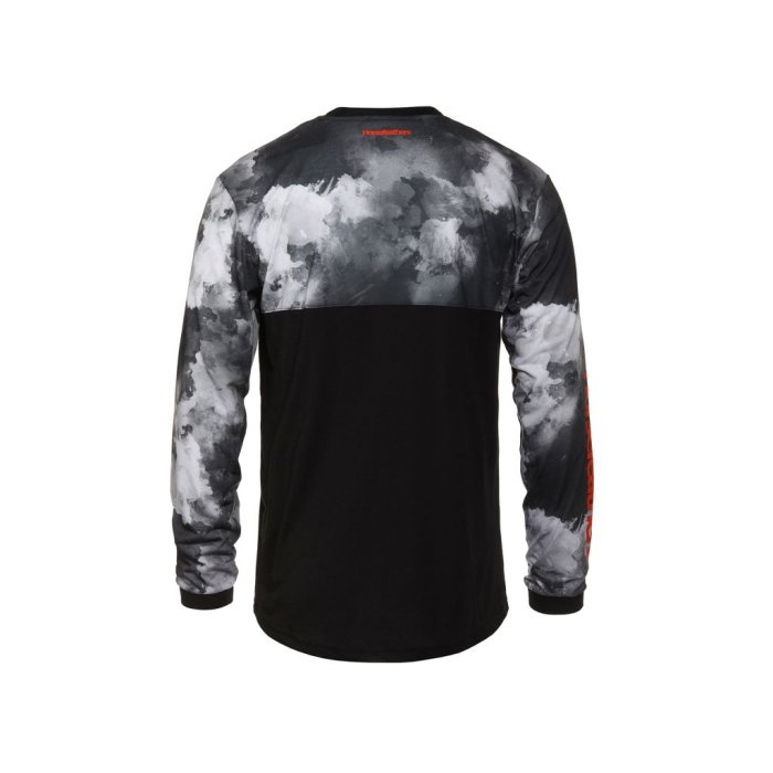 detail Bike triko Fury LS - grayscale