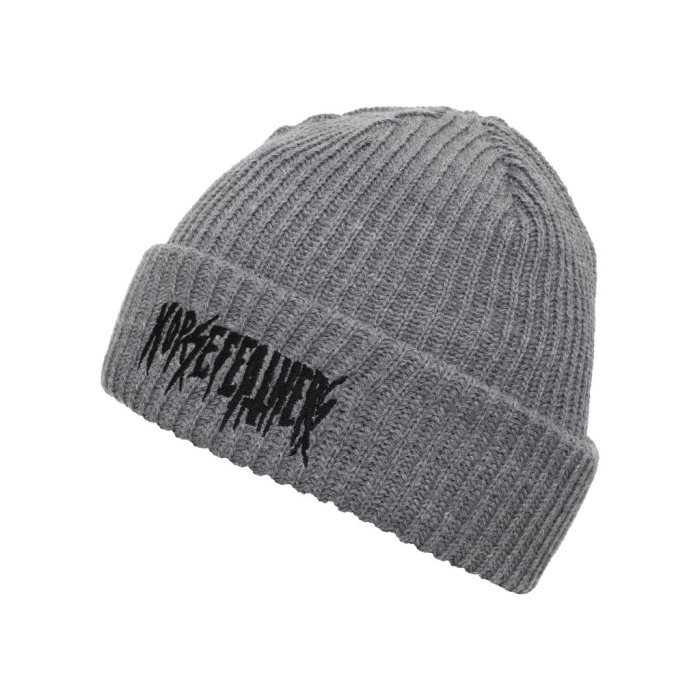 detail SHARK BEANIE (gray melange)