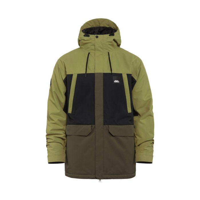 detail Bunda Horsefeathers CORDON II JACKET (dark olive)