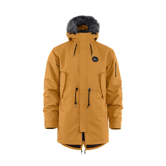 detail Bunda Horsefeathers GRIFFEN JACKET (spruce yellow)