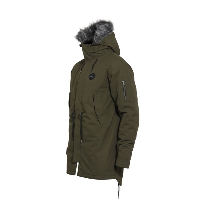 detail Bunda Horsefeathers GRIFFEN JACKET (dark olive)