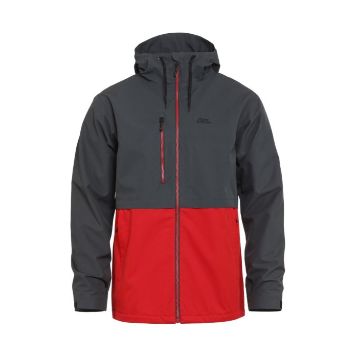 detail Bunda Horsefeathers CLOSTER II JACKET (phantom/lava red)