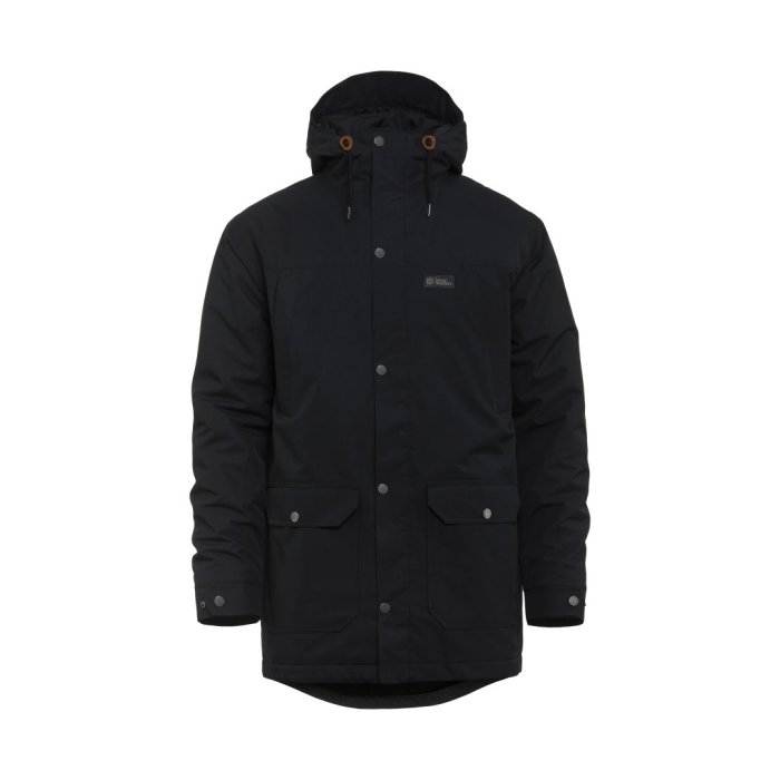 detail Bunda Horsefeathers JUNIPER JACKET (black)