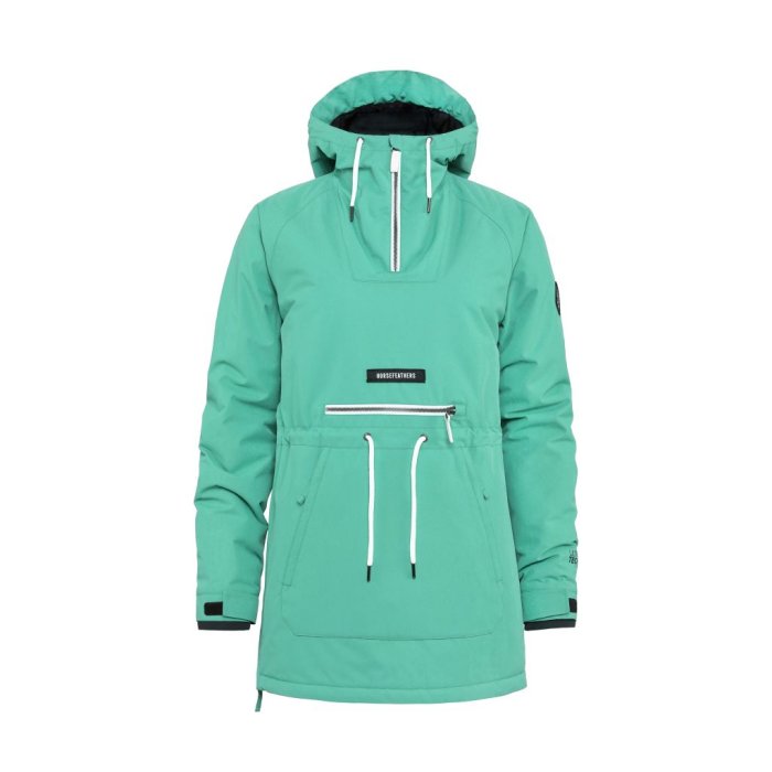 detail Bunda Horsefeathers DERIN II JACKET (turquoise)