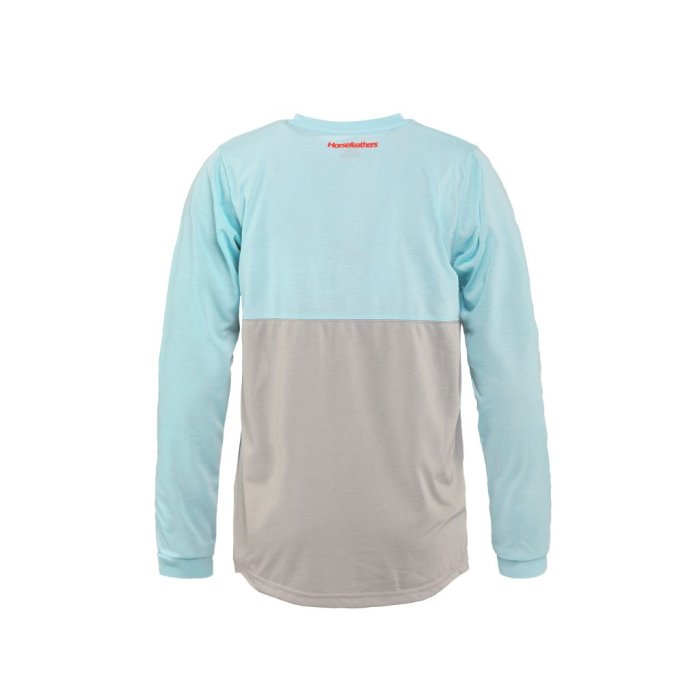 detail W FURY LS BIKE T-SHIRT (aquatic)