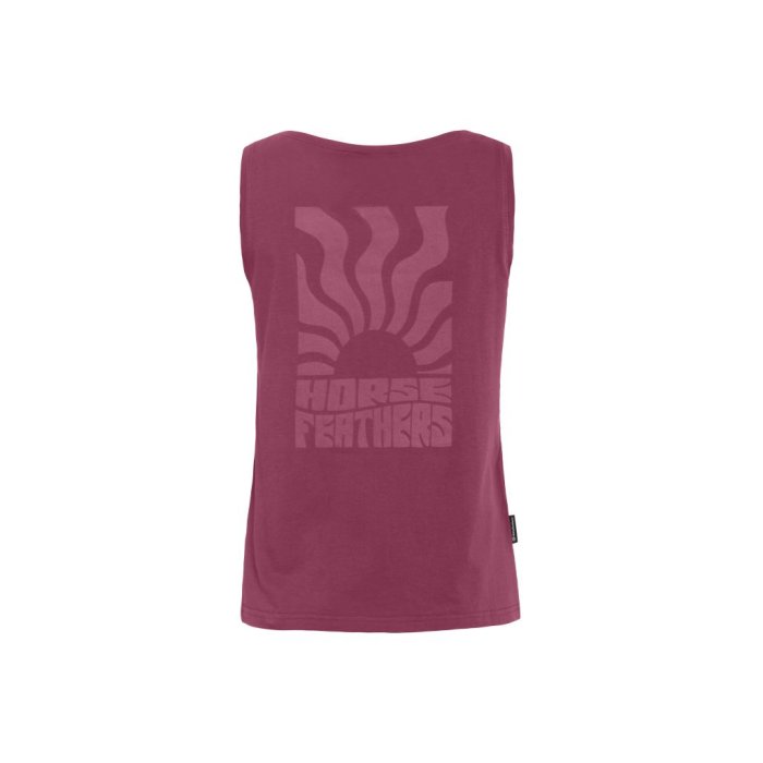 detail VIVECA TANK TOP (maroon)