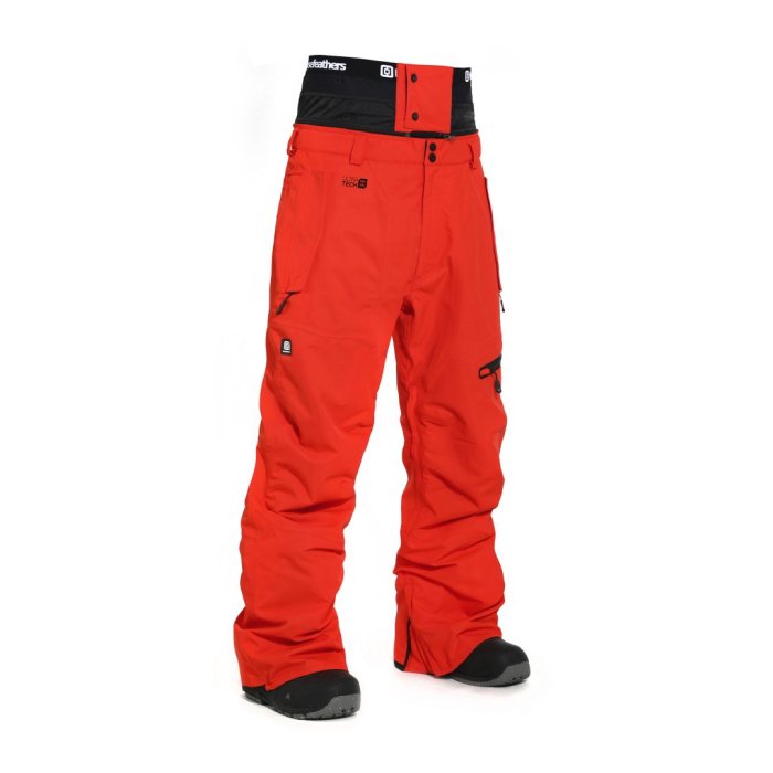 detail Kalhoty Horsefeathers NELSON PANTS (flame red)