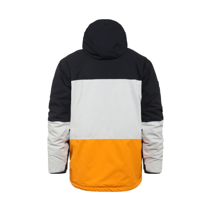 detail Bunda Horsefeathers HALEN II JACKET (black/radiant yellow)