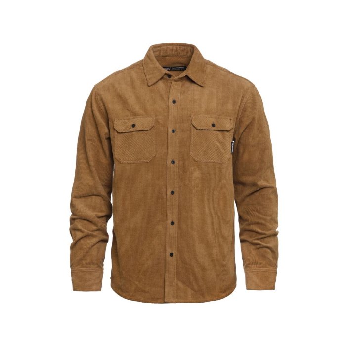 detail Košile Horsefeathers DOUGH SHIRT (camel corduroy)