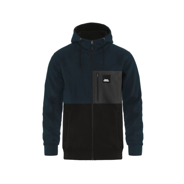 detail Mikina Horsefeathers VICK SWEATSHIRT (pond)