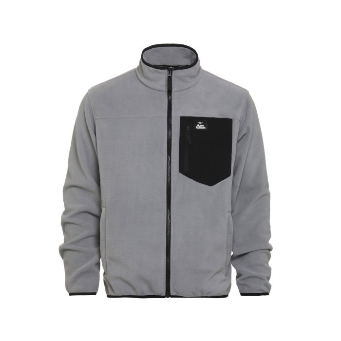 detail Fleecová mikina Horsefeathers DARKO SWEATSHIRT (mirage gray)