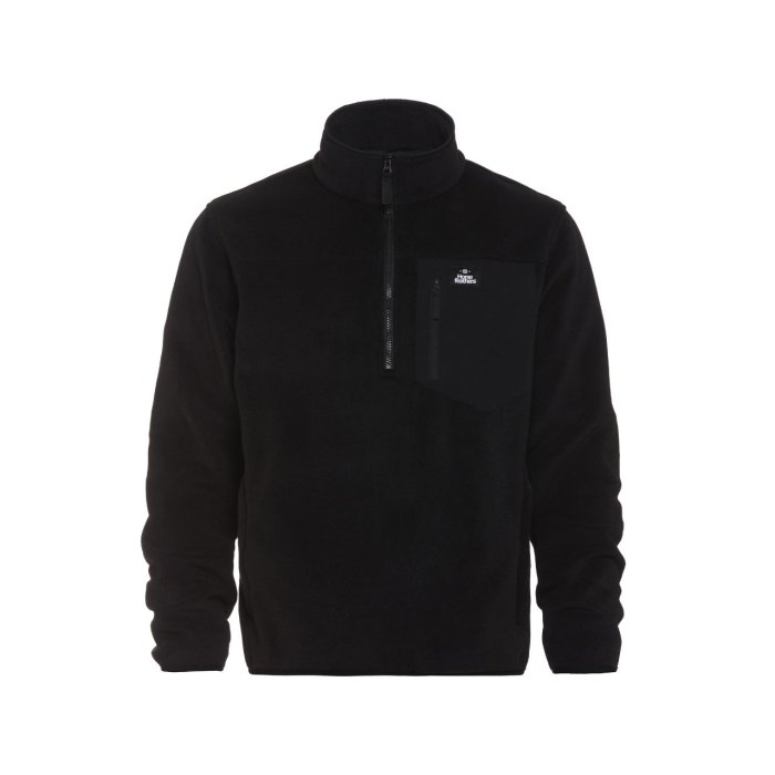 detail Fleecová mikina Horsefeathers DARKO PULLOVER (black)