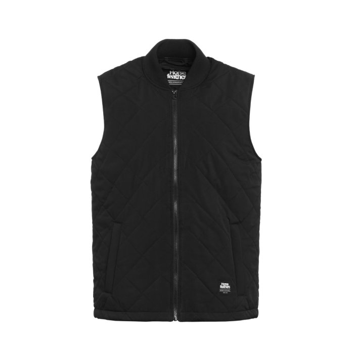 detail Vesta Horsefeathers ROGUE VEST (black)