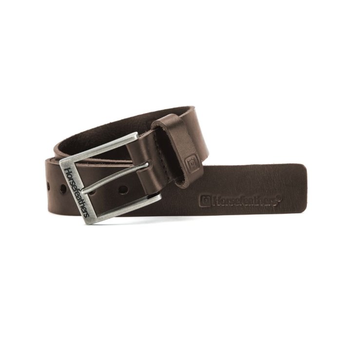detail Pánský opasek Horsefeathers DUKE BELT (brown)