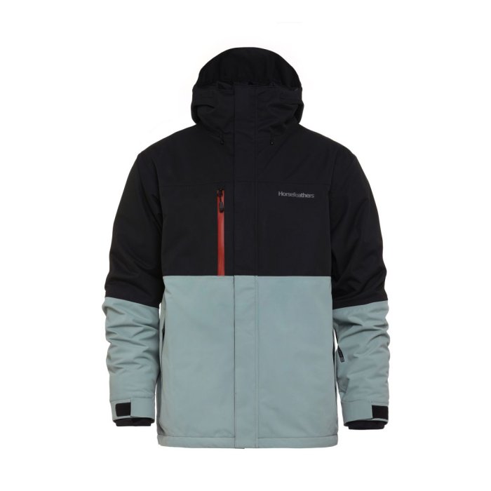 detail Bunda Horsefeathers TRACK JACKET (black/blue haze)